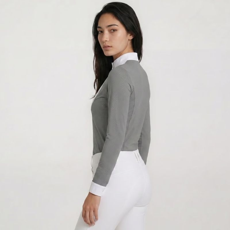 Tävlingstopp Heritage Air Long Sleeve Grå