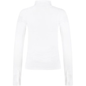 Tävlingstopp Classic Glitter Zipper Long Sleeve Vit Tävlingstopp Classic Glitter Zipper Long Sleeve Vit