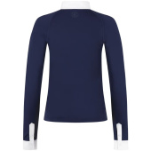 Tävlingstopp Classic Glitter Zipper Long Sleeve Marinblå Tävlingstopp Classic Glitter Zipper Long Sleeve Marinblå