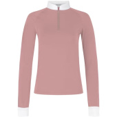 Tävlingstopp Classic Glitter Zipper Long Sleeve Gammelrosa Tävlingstopp Classic Glitter Zipper Long Sleeve Gammelrosa