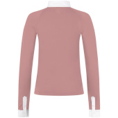 Tävlingstopp Classic Glitter Zipper Long Sleeve Gammelrosa Tävlingstopp Classic Glitter Zipper Long Sleeve Gammelrosa