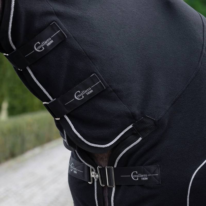 Fleecetäcke med Hals CovallieroTherm Svart