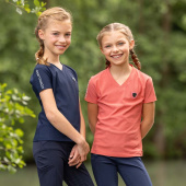 T-shirt Barn/Junior V Korall T-shirt Barn/Junior V Korall