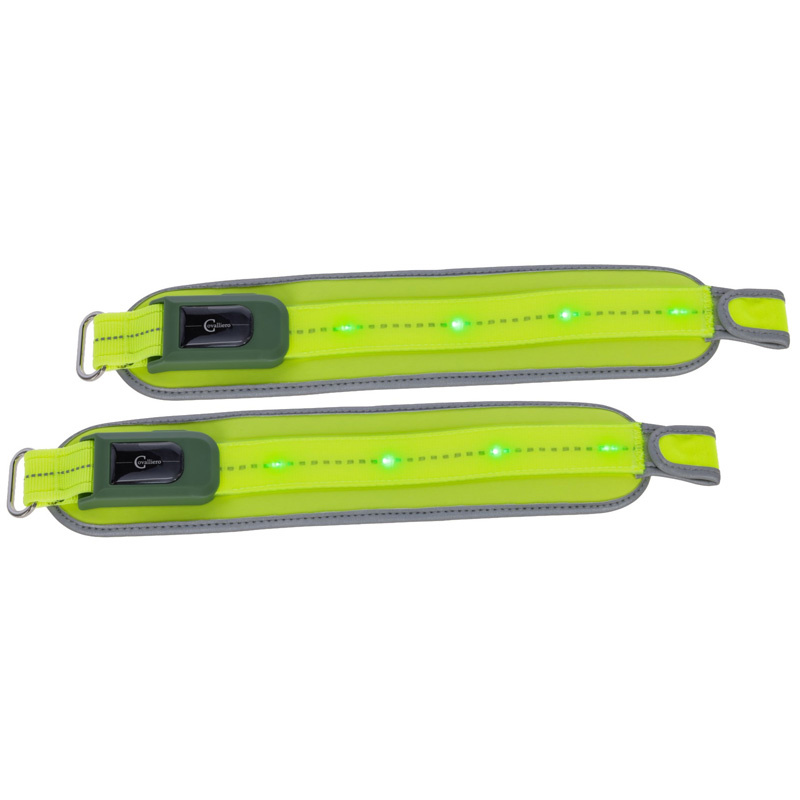 Benreflexer High-Visibility LED 2-pack Gul
