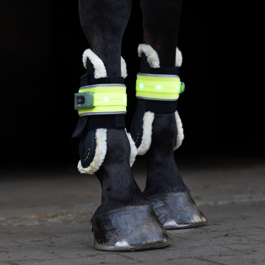 Benreflexer High-Visibility LED 2-pack Gul