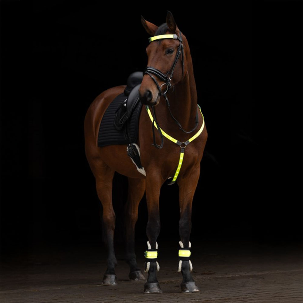 Benreflexer High-Visibility LED 2-pack Gul
