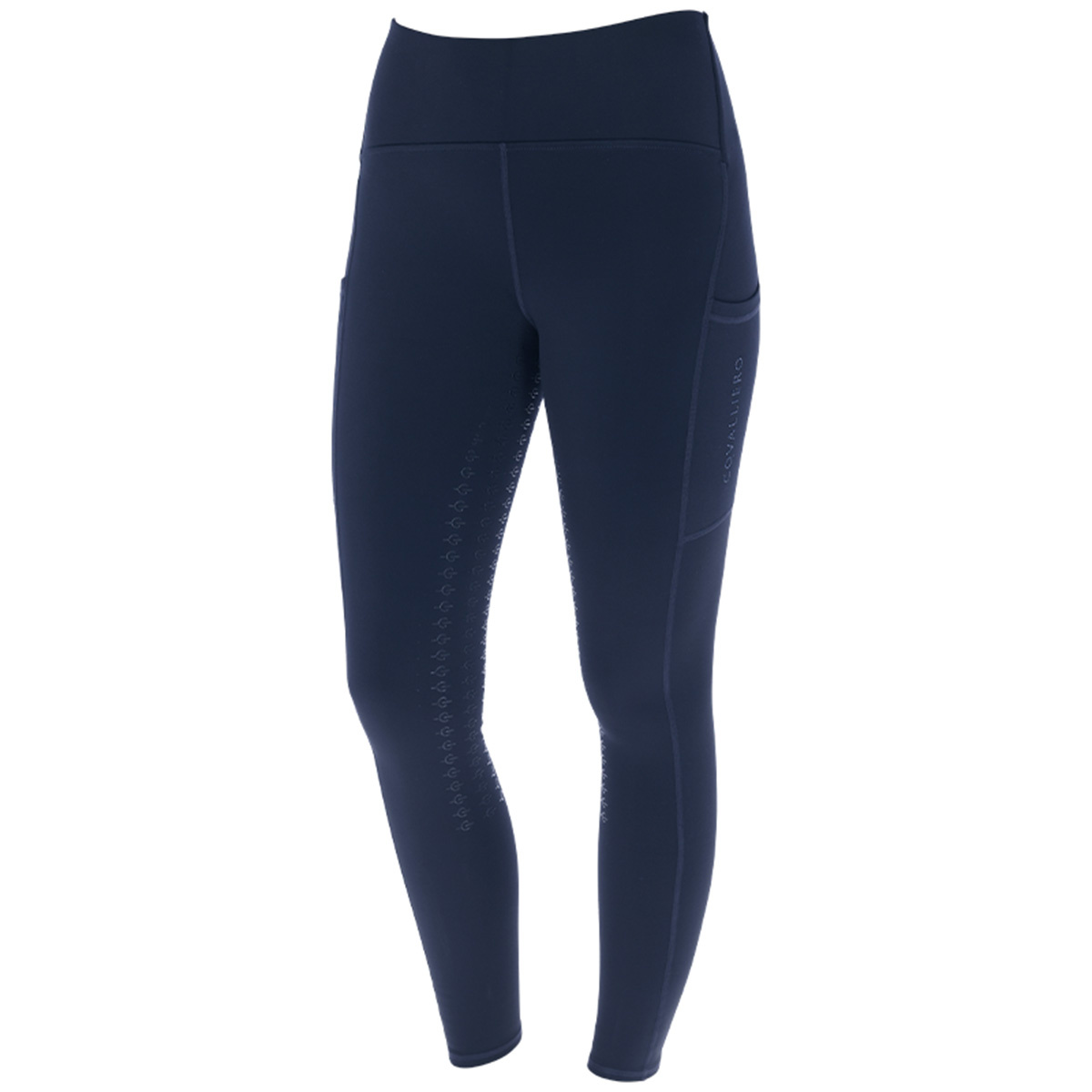 Vinterridtights Barn/Junior Grip Helskodda Marinblå