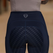 Vinterridtights Grip Helskodda Marinblå Vinterridtights Grip Helskodda Marinblå