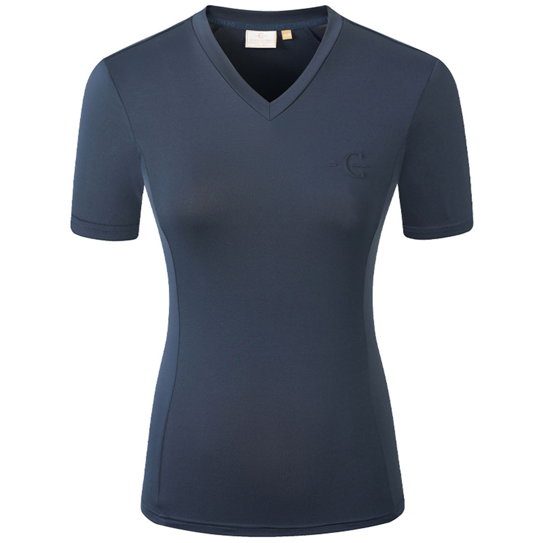 T-shirt V-Neck Marinblå