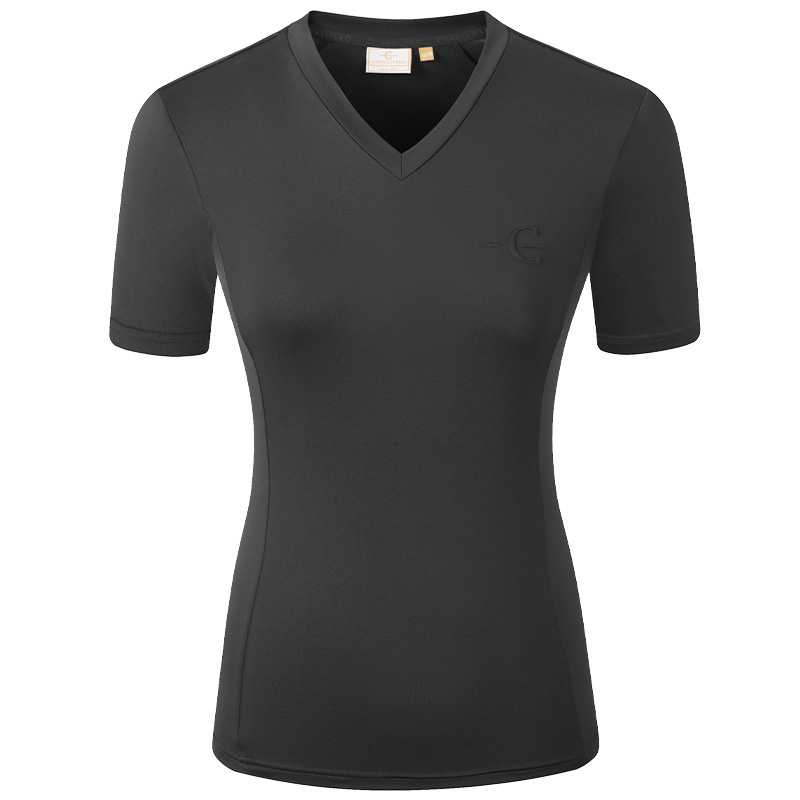 T-shirt V-Neck Svart
