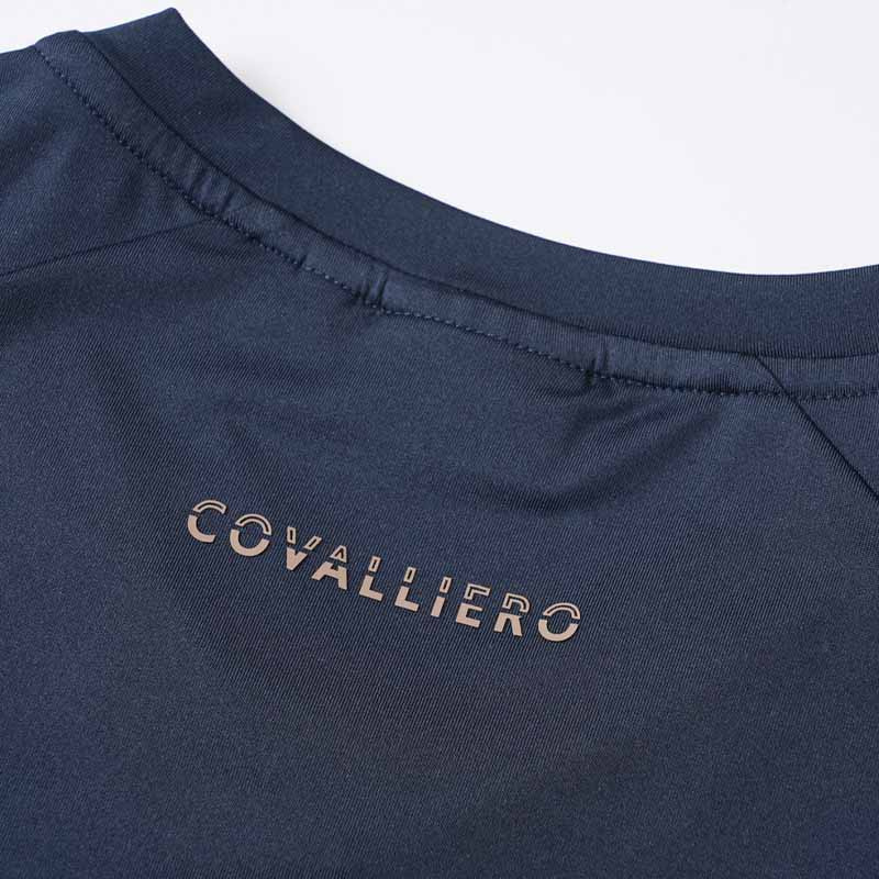 T-shirt Barn/Junior V-Neck Marinblå