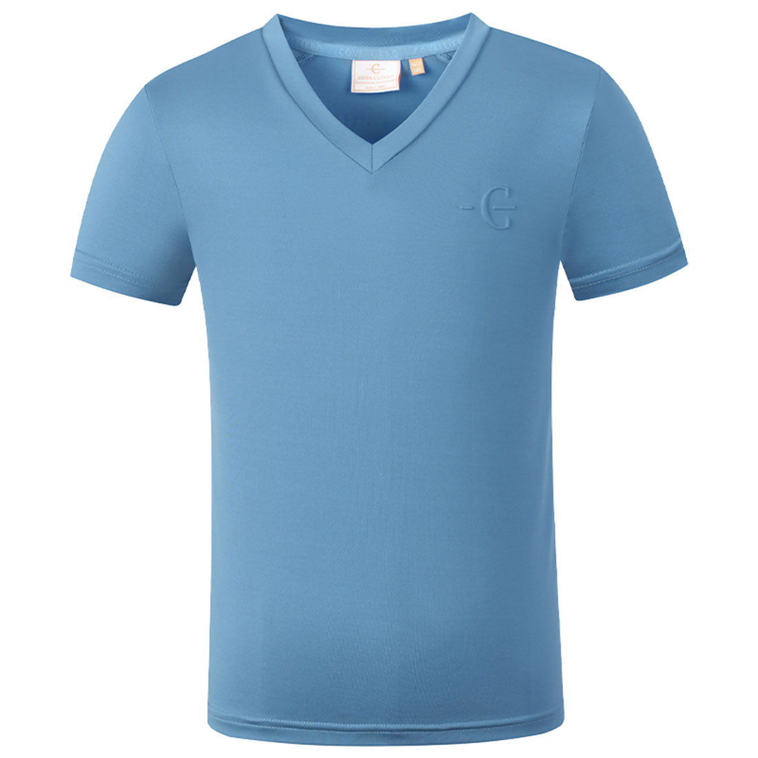 T-shirt Barn/Junior V-Neck Blå