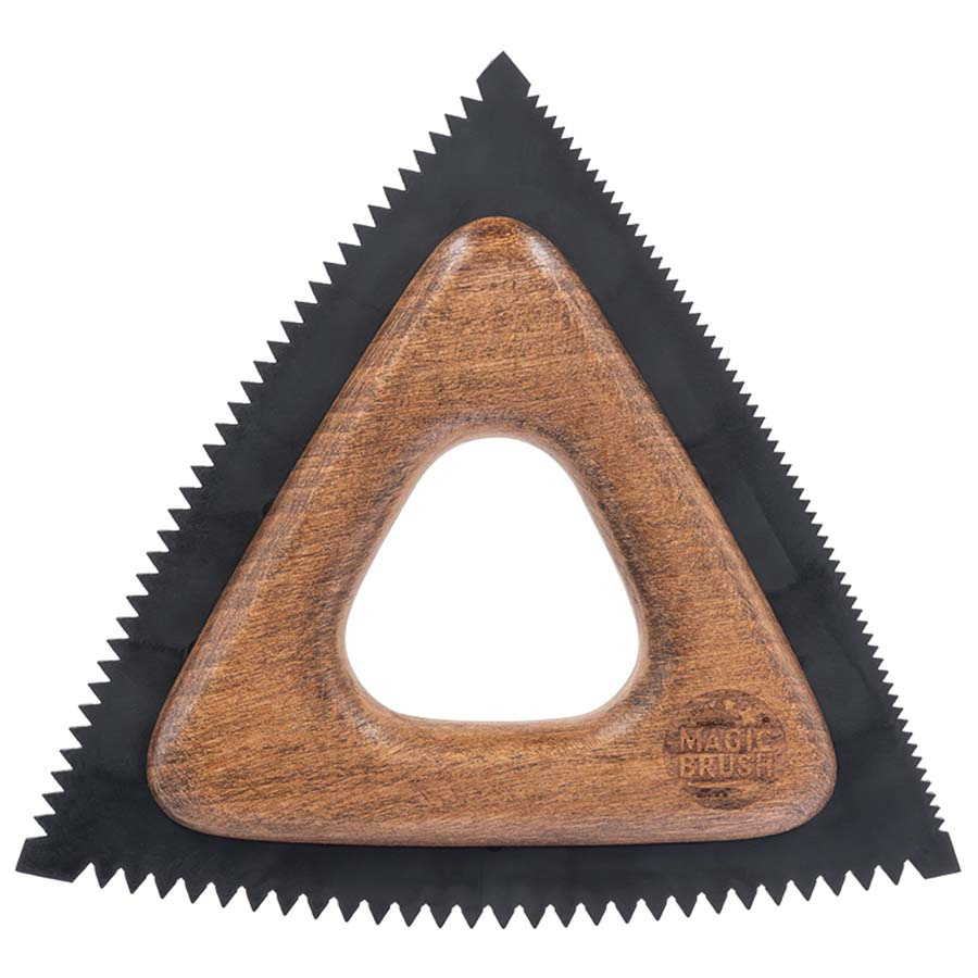Pälsskrapa Triangle Brun