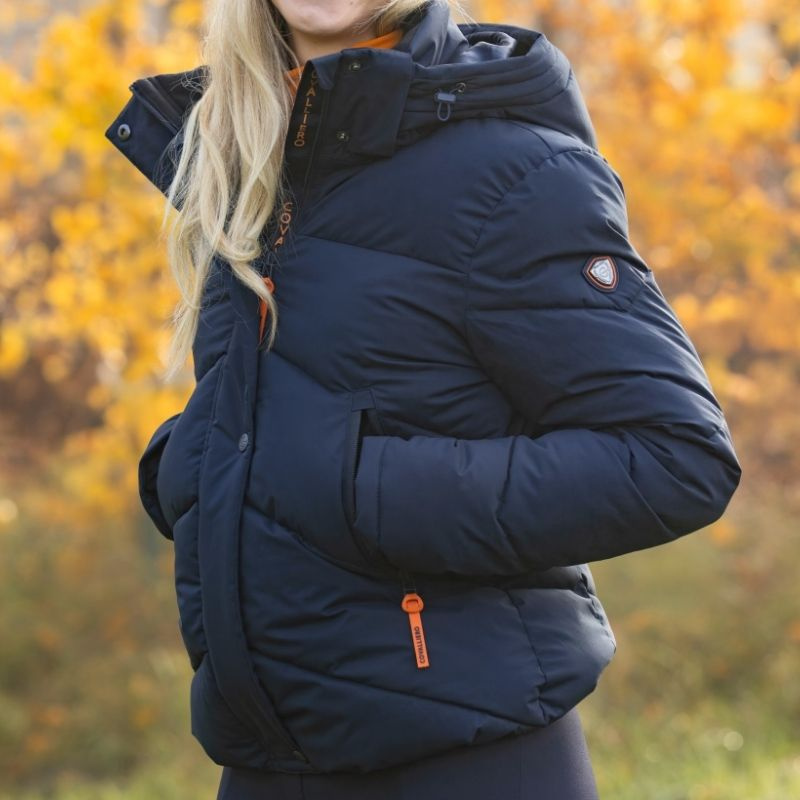 Ridjacka Winter Marinblå