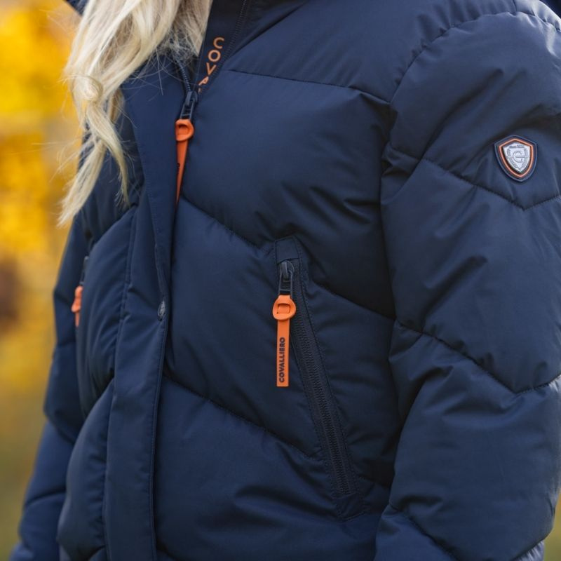 Ridjacka Winter Marinblå