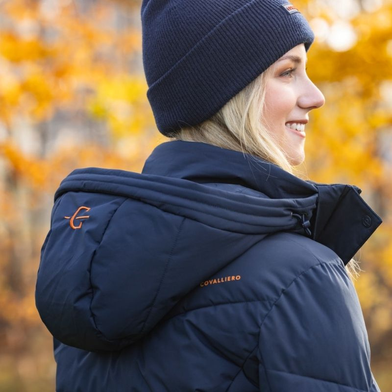 Ridjacka Winter Marinblå