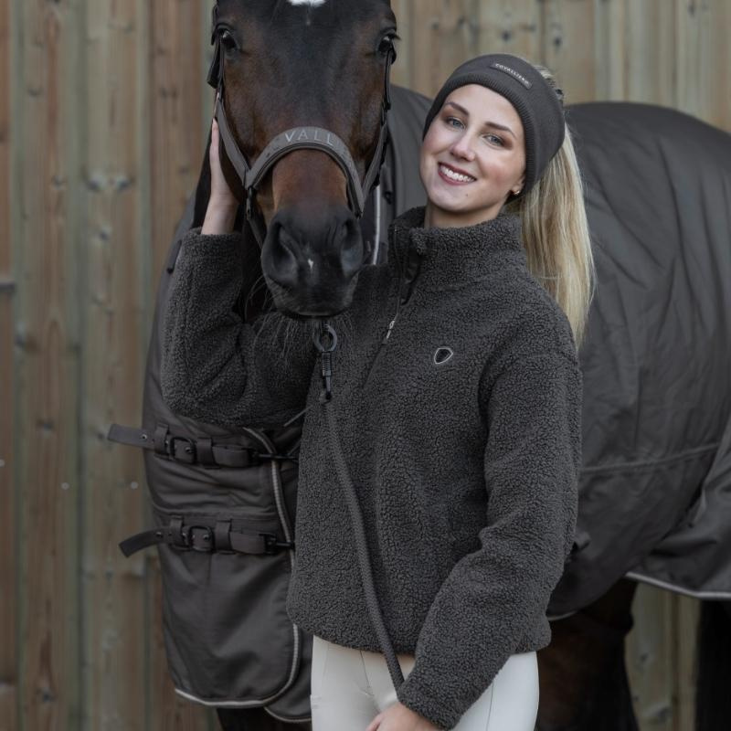 Teddyfleece 1/4 Zip Brun