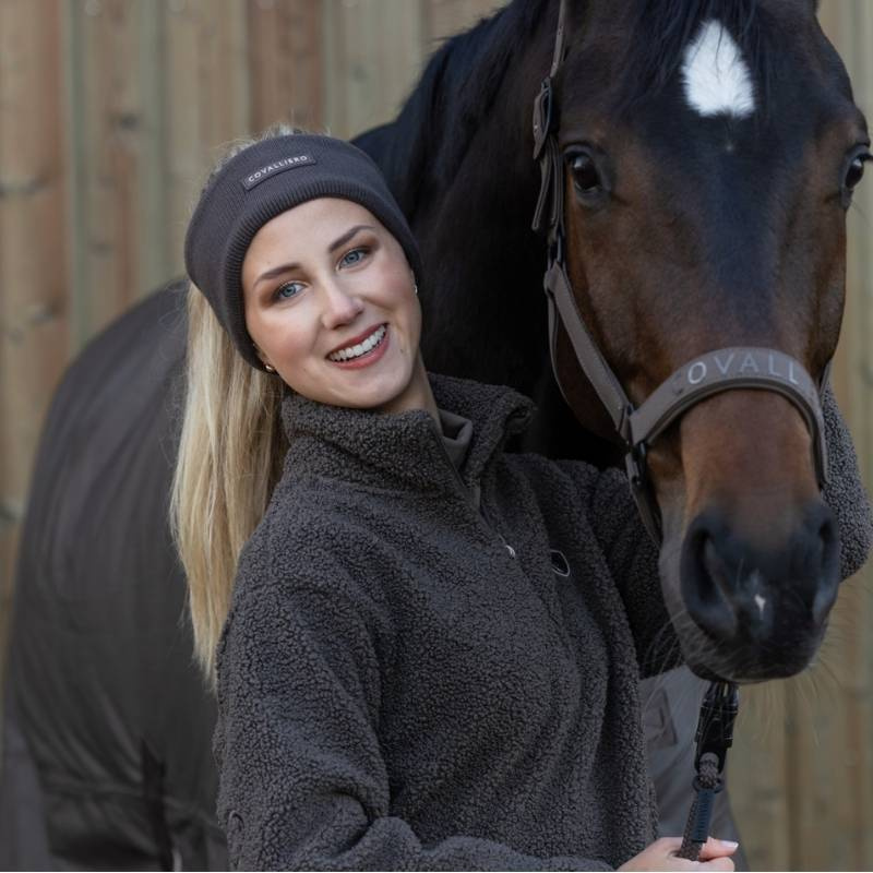 Teddyfleece 1/4 Zip Brun