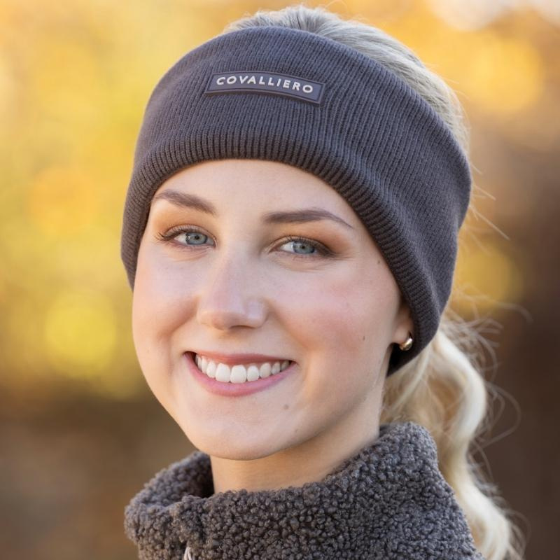 Pannband Knitted Fleece Svart 