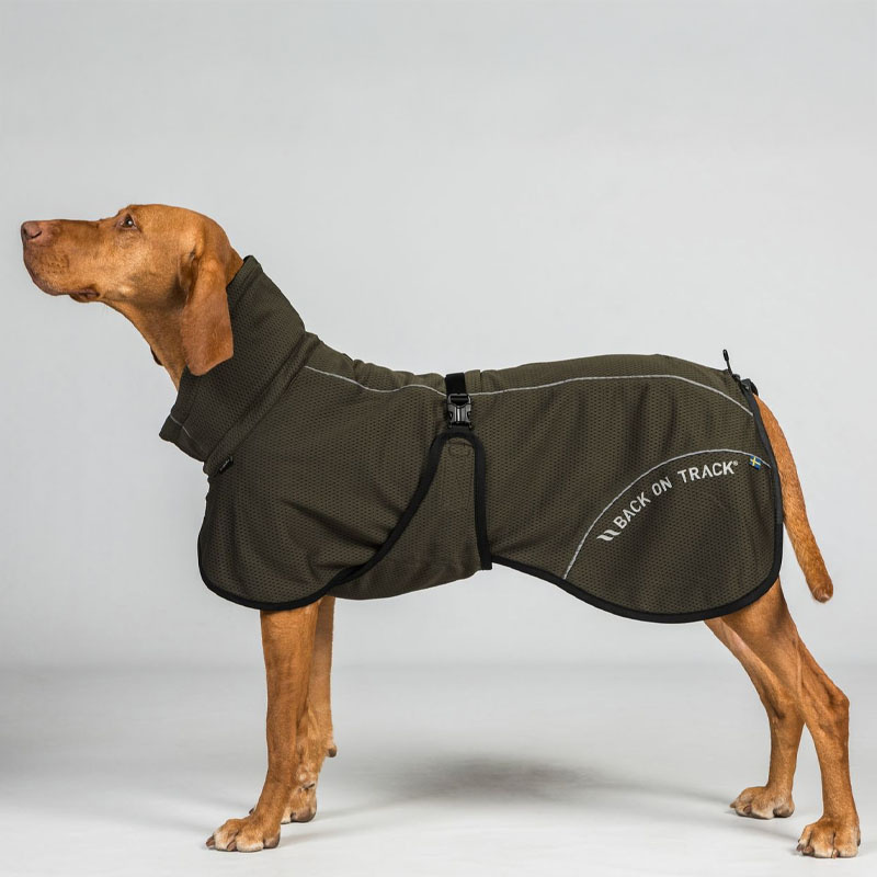 Nättäcke Hund Bay High Tail Olivgrön