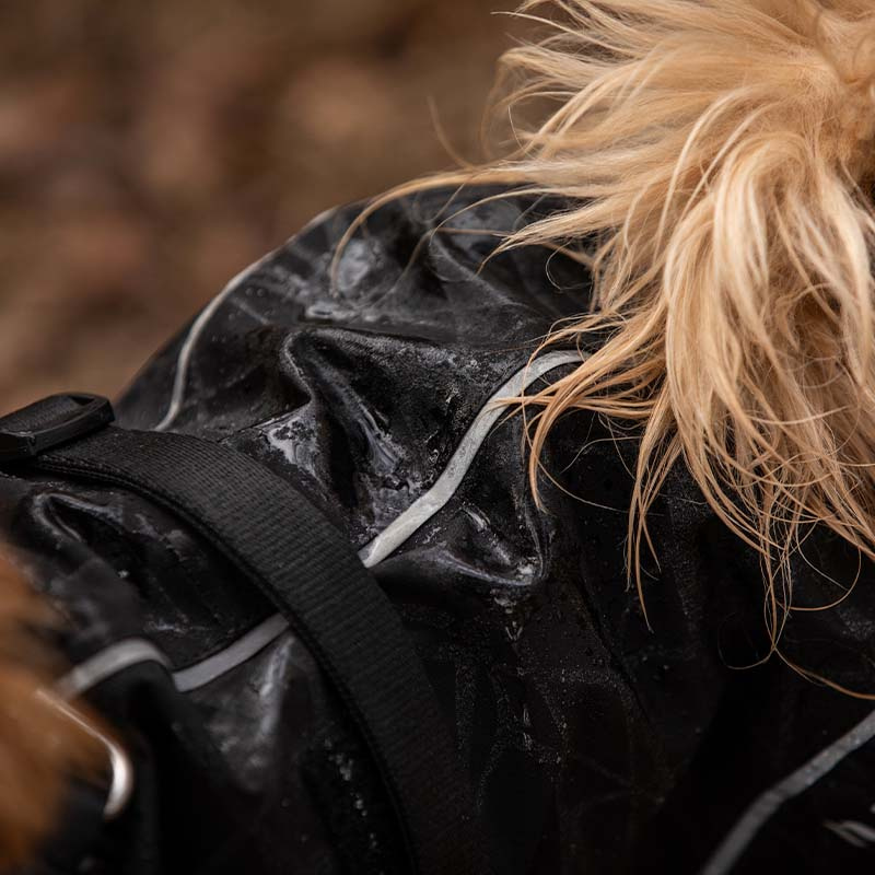 Regntäcke Hund Bay High Tail Svart