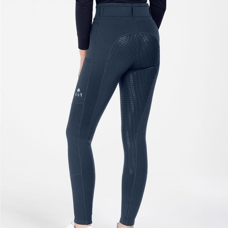 Vinterridtights Barn/Junior Ella Full Grip Marinblå