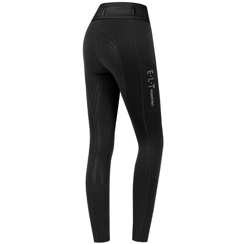 Ridtights Barn/Junior Ella Glam Full Grip Svart