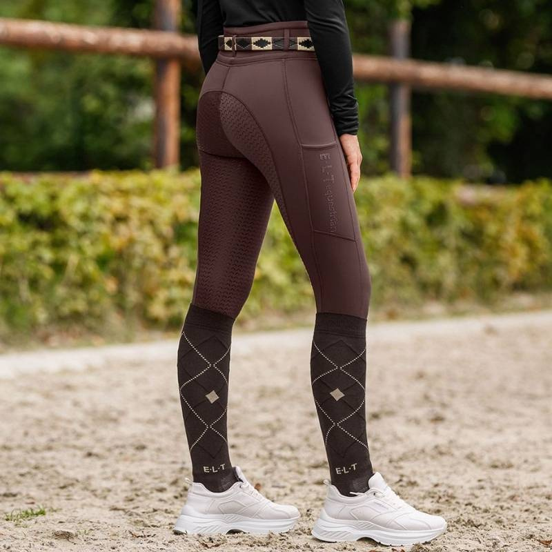 Ridtights Ella Glam Full Grip Brun