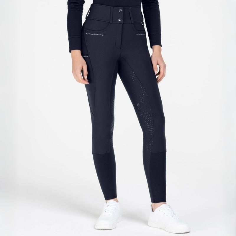 Ridbyxor Mathilda Glam Full Grip Marinblå