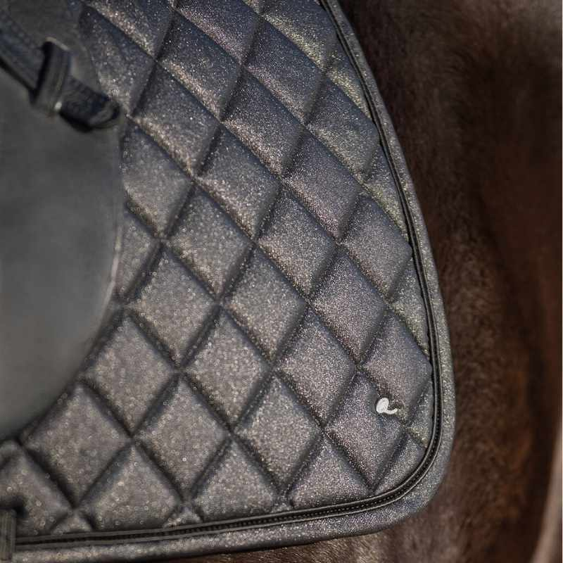 Dressyrschabrak Glitter Collection Svart