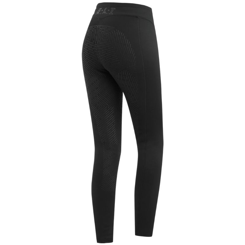 Vinterridtights Barn/Junior Rica Thermal Teddy Full Grip Svart