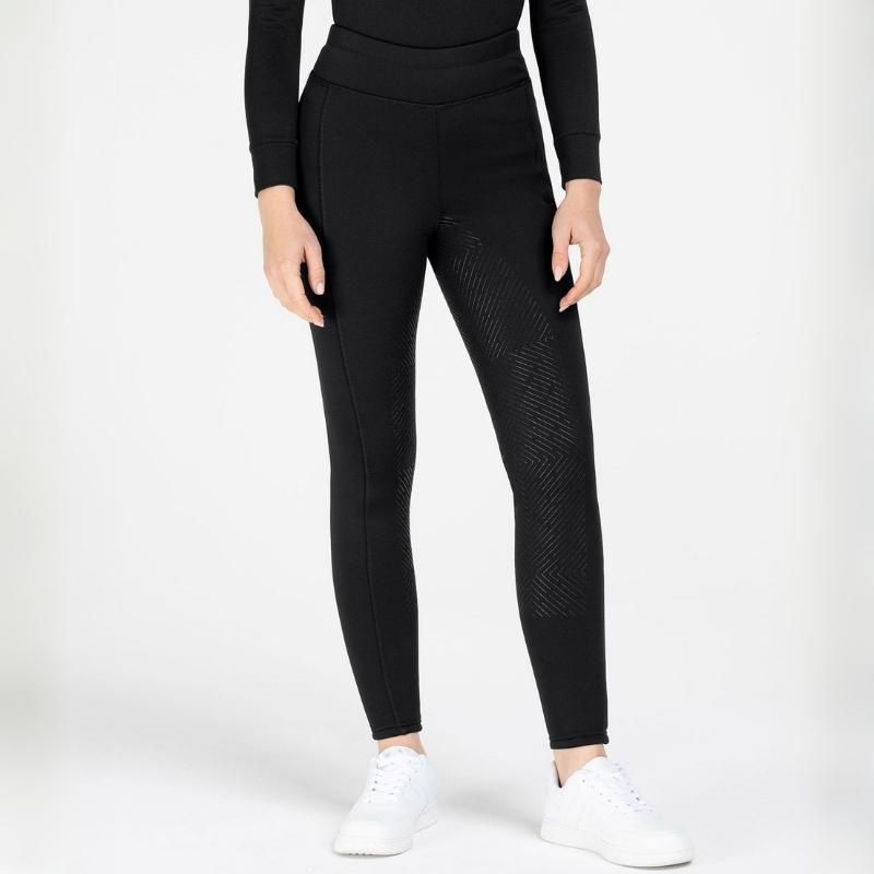 Vinterridtights Rica Thermal Teddy Full Grip Svart