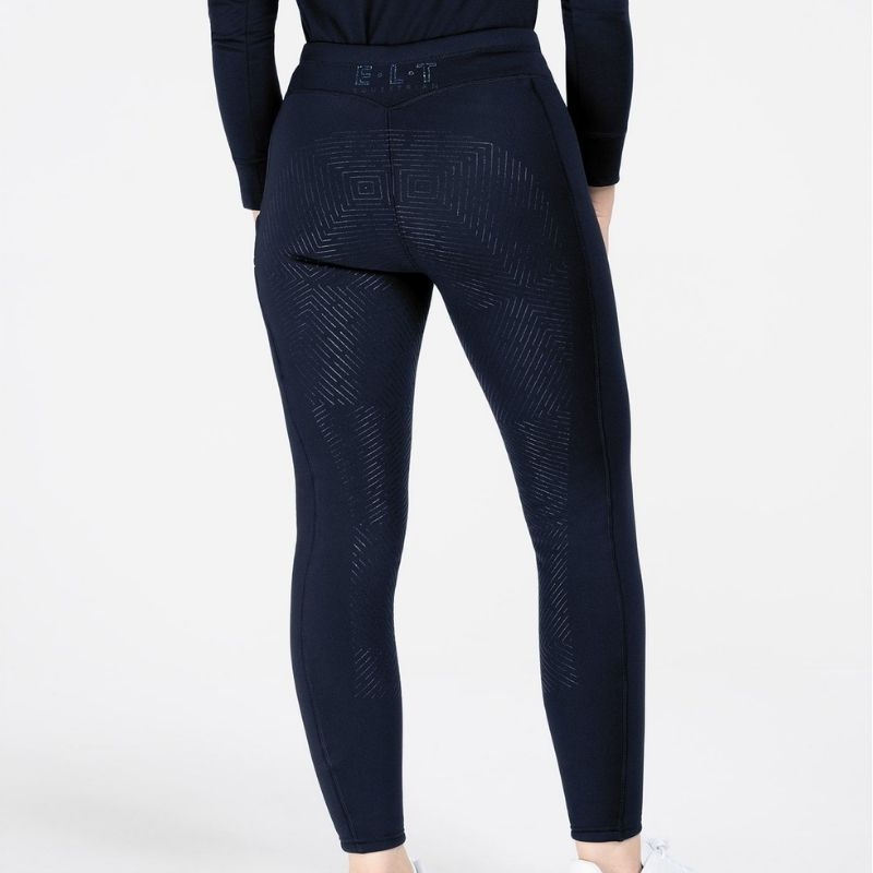 Vinterridtights Rica Thermal Teddy Full Grip Marinblå