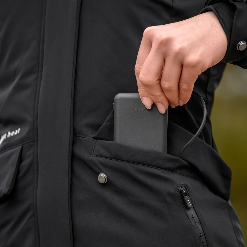 Värmejacka Comfort Heat Parka Svart
