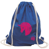 Drawstring Bag Unicorn Blå Drawstring Bag Unicorn Blå