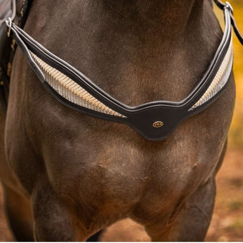 Halsring Läder Whisper NH Svart