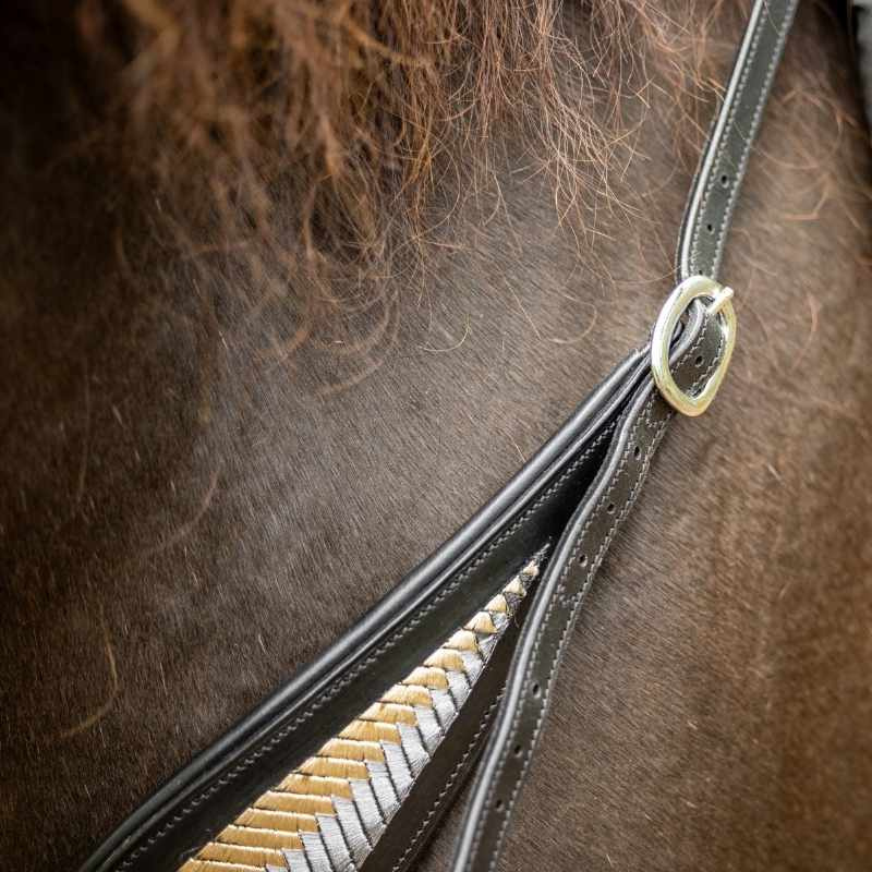 Halsring Läder Whisper NH Svart
