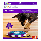 Aktiveringsleksak Dog Twister Nivå 3 Lila/Turkos/Vit