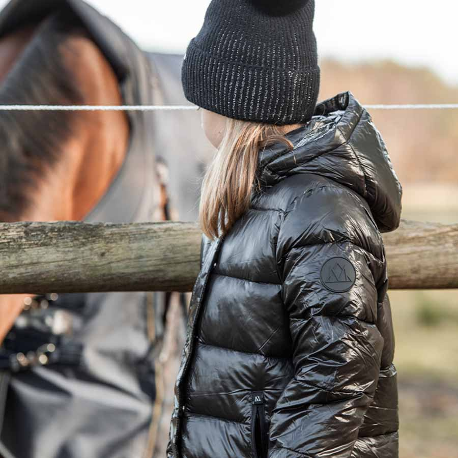 Ridkappa Barn/Junior Irma Svart