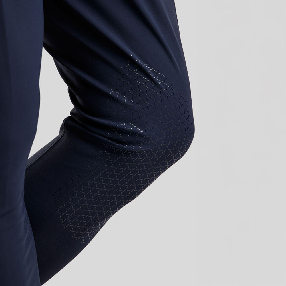Ridbyxor Herr MoBen Knee Grip Marinblå