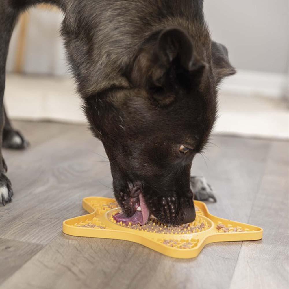 Lick'n'Snack Slickplatta Stjärna Gul
