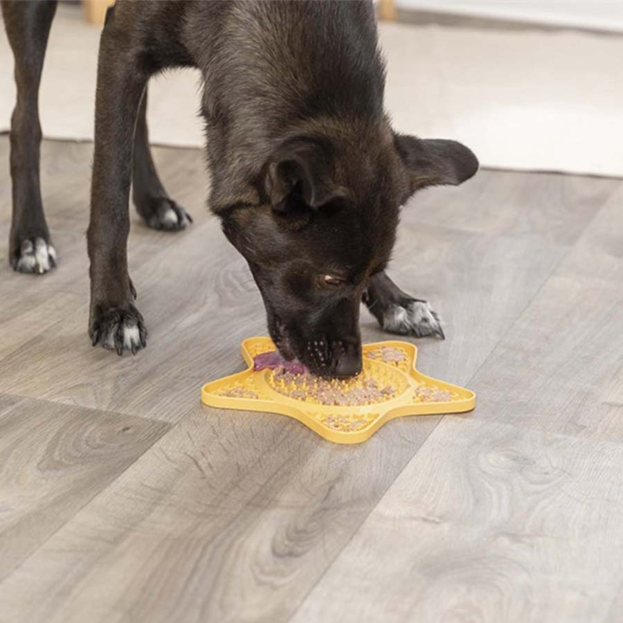 Lick'n'Snack Slickplatta Stjärna Gul