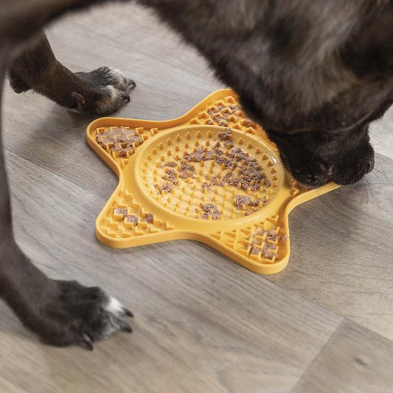 Lick'n'Snack Slickplatta Stjärna Gul