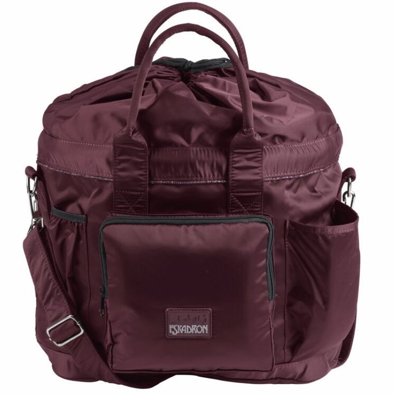 Ryktväska Glossy Vinröd