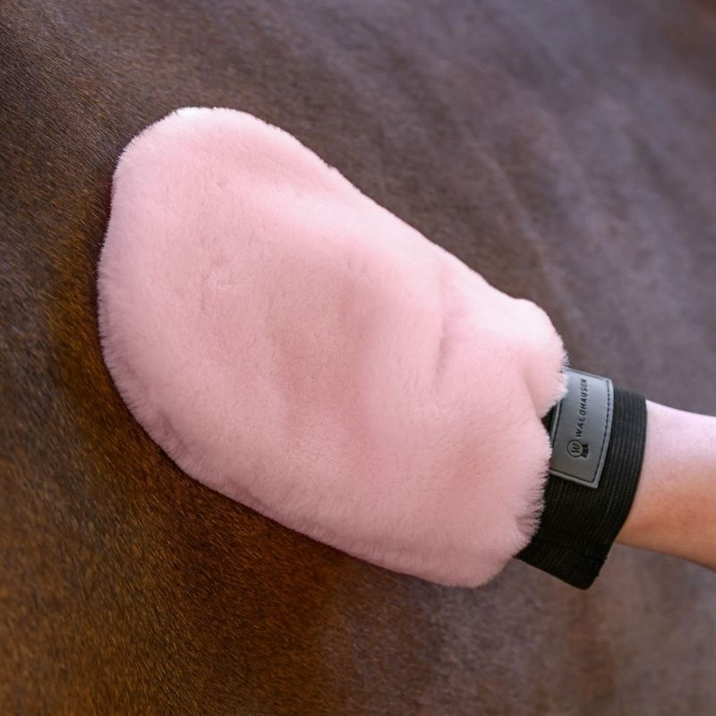 Groominghanske Lucky Lambskin Rosa