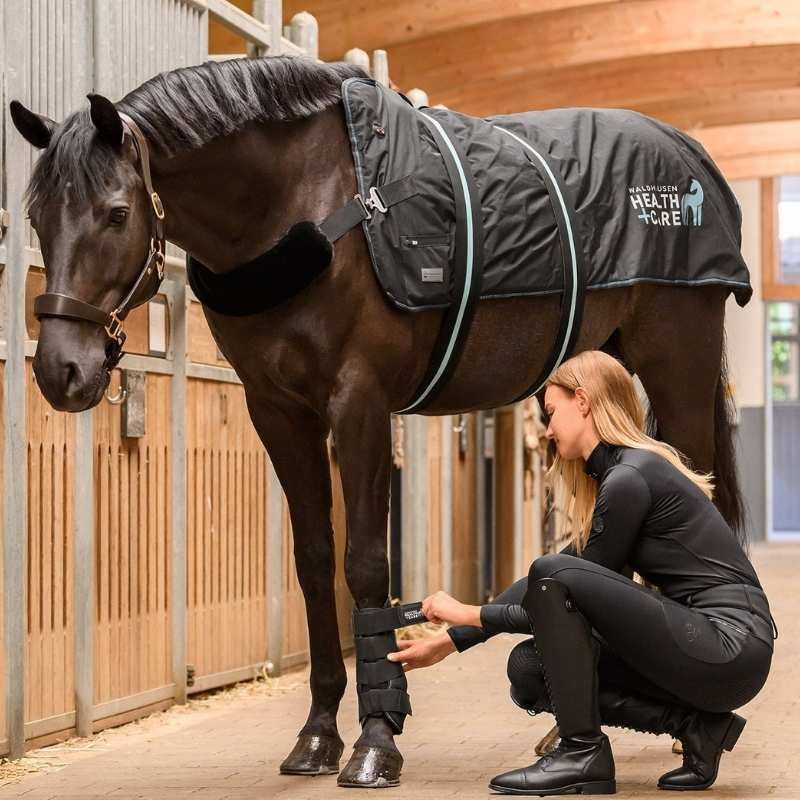 Värme- och massagetäcke TecSupreme Svart