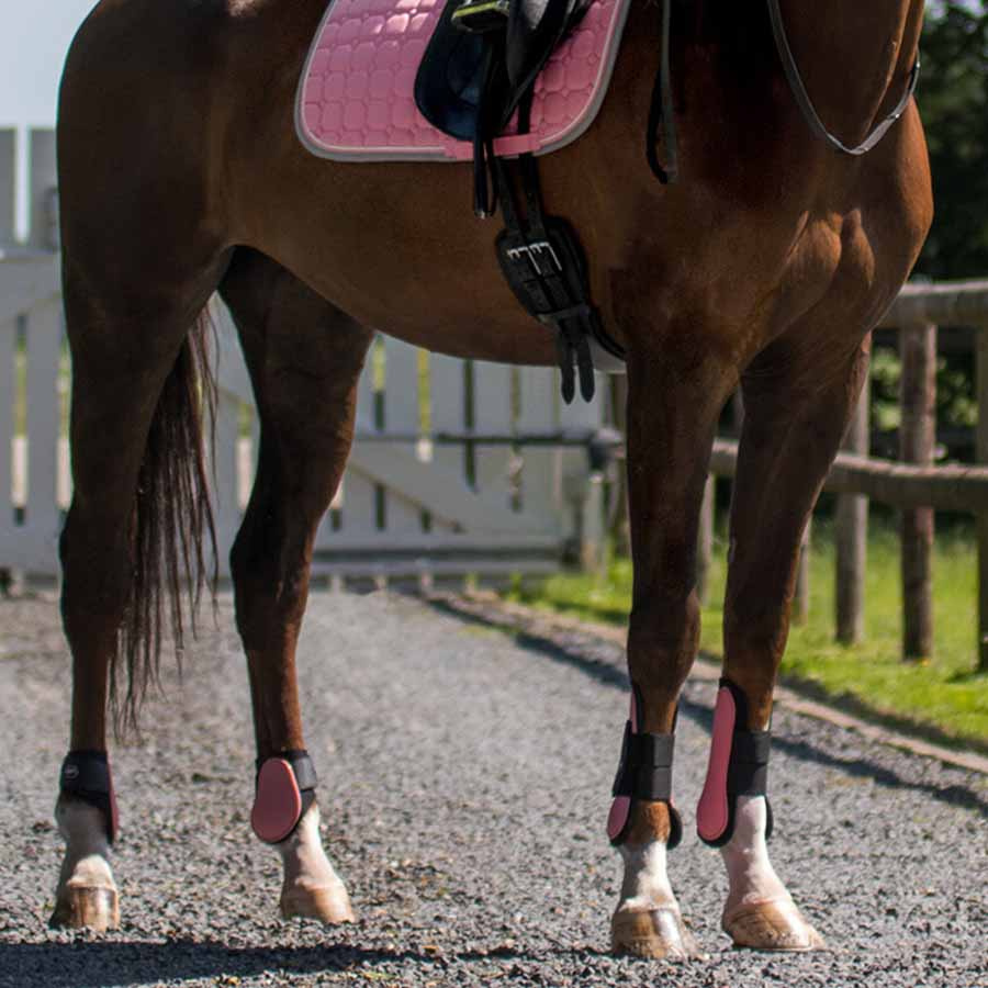 Benskydd Neopren Ljusrosa