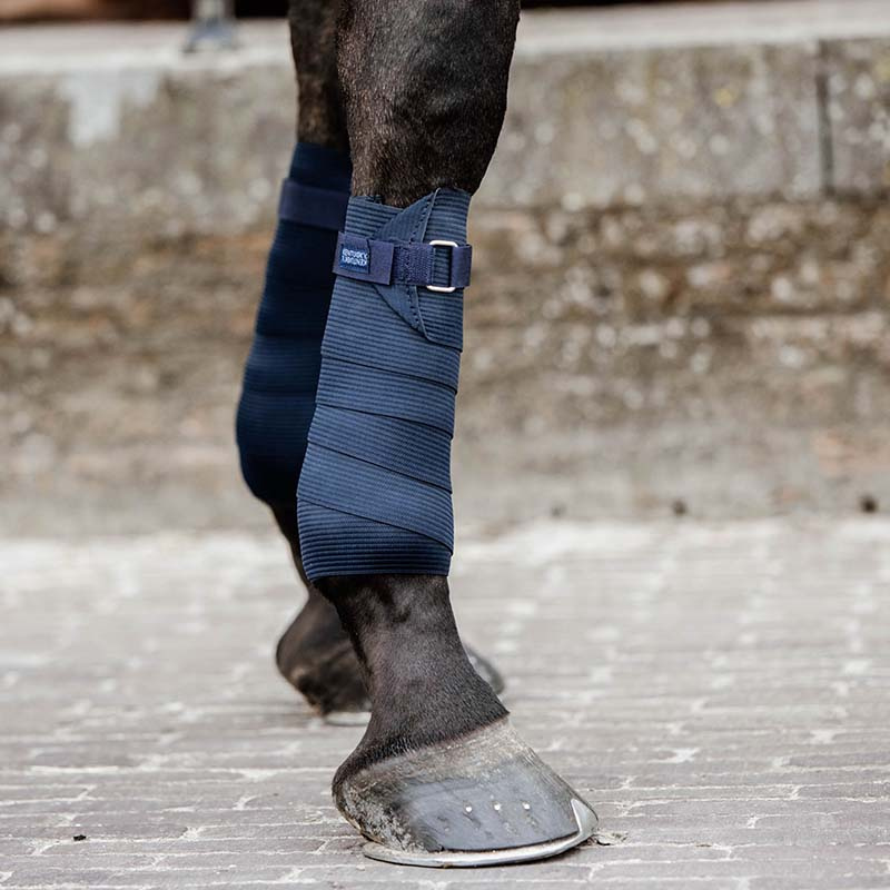 Benlindor Polar Fleece & Elastic Marinblå