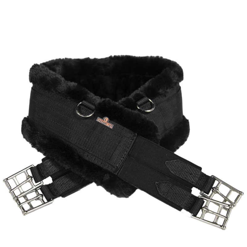 Sadelgjord Sheepskin Svart/Svart