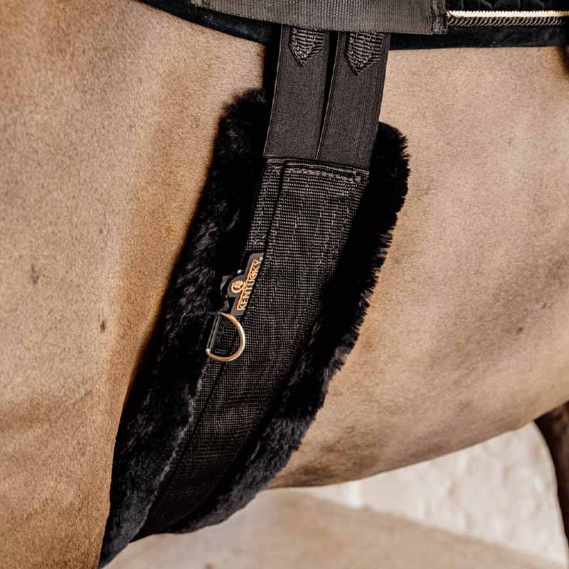 Sadelgjord Sheepskin Svart/Svart